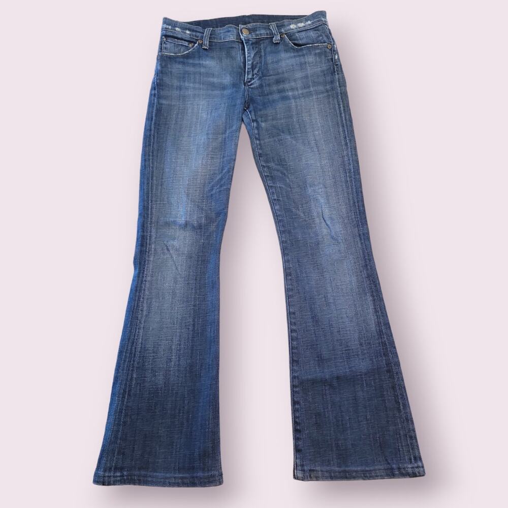 Citizens Of Humanity Blue Boot Cut Jeans